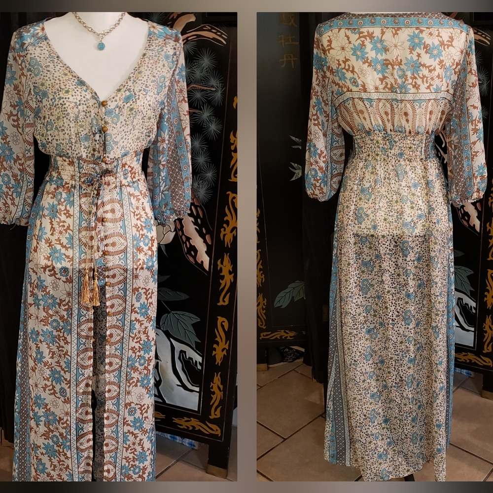 🤸‍♀️Beautiful Hippie/Boho Duster🎉